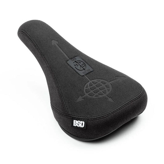 BSD BMX Freedom Mid Black (Pivotal) Bicycle Seat 5150 Skate Shop