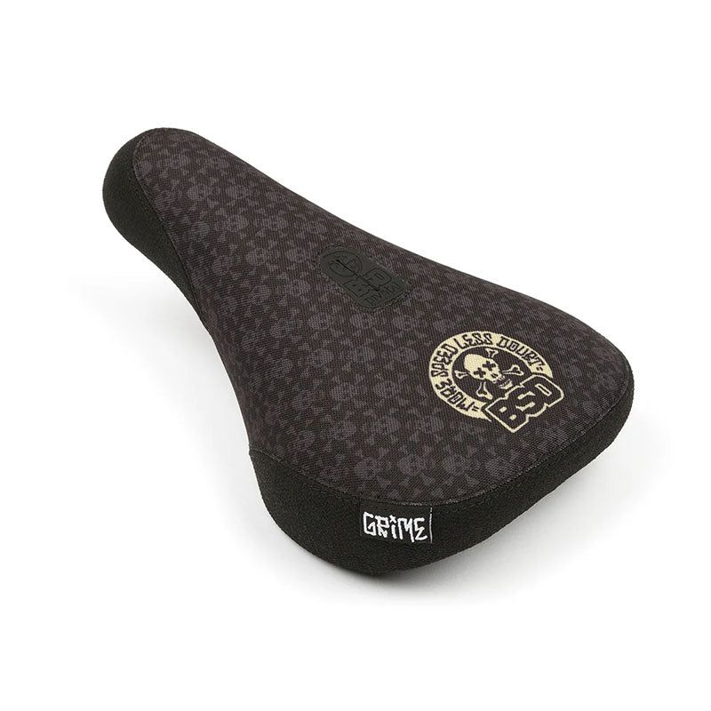 BSD BMX Grime Fat Black Bicycle Seat 5150 Skate Shop