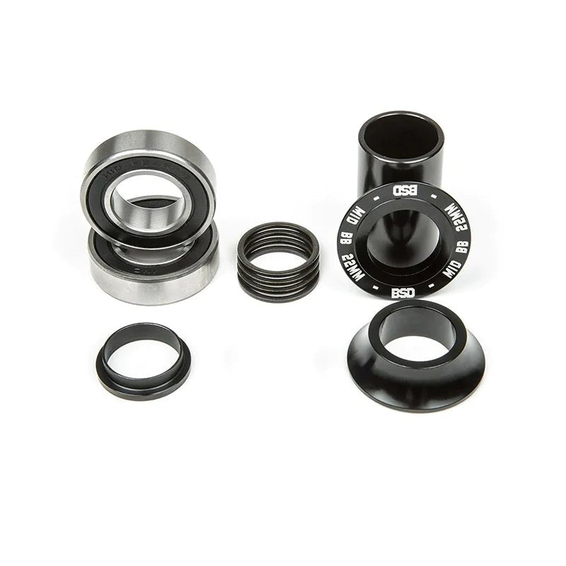 BSD BMX Substance Mid 22mm Black Bottom Bracket-5150 Skate Shop