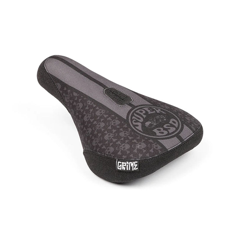 BSD BMX Super BSD Black Grime Fat Bicycle Seat - 5150 Skate Shop