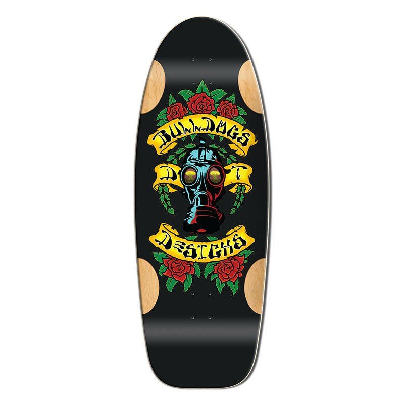 Bull Dog Designs Car Paint BLACK FORMICA 33"x 11.875"x WB 18.5" Skateboard Deck 5150 Skate Shop