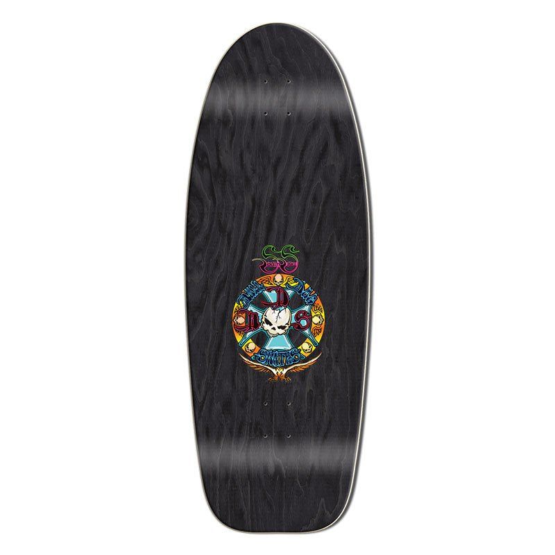 Bull Dog Designs Car Paint BLACK STAIN 33"x 11.875"x WB 18.5" Skateboard Deck 5150 Skate Shop