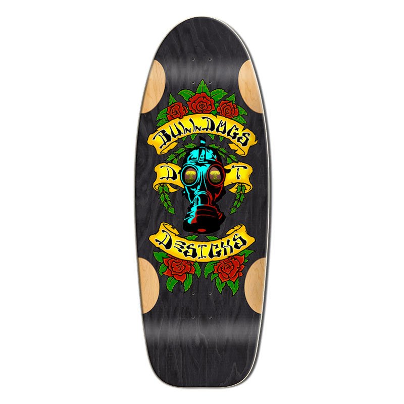 Bull Dog Designs Car Paint BLACK STAIN 33"x 11.875"x WB 18.5" Skateboard Deck (PRE - ORDER) - 5150 Skate Shop
