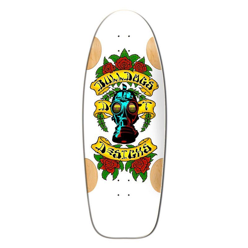Bull Dog Designs Car Paint WHITE FORMICA 33"x 11.875"x WB 18.5" Skateboard Deck 5150 Skate Shop