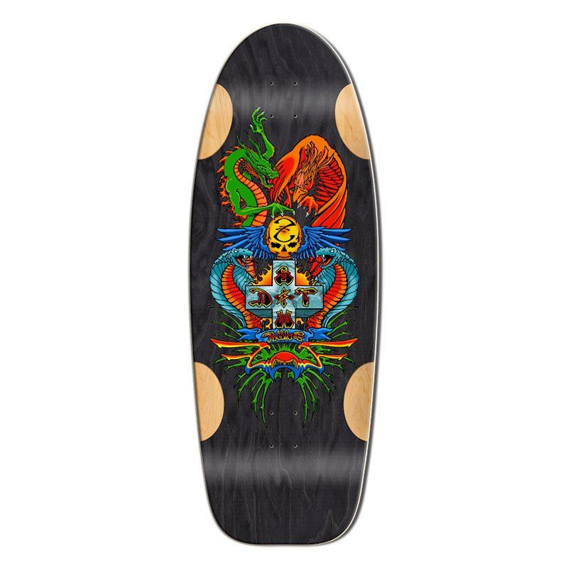 Bull Dog Designs Dragon BLACK STAIN 33"x 11.875"x WB 18.5" Skateboard Deck 5150 Skate Shop