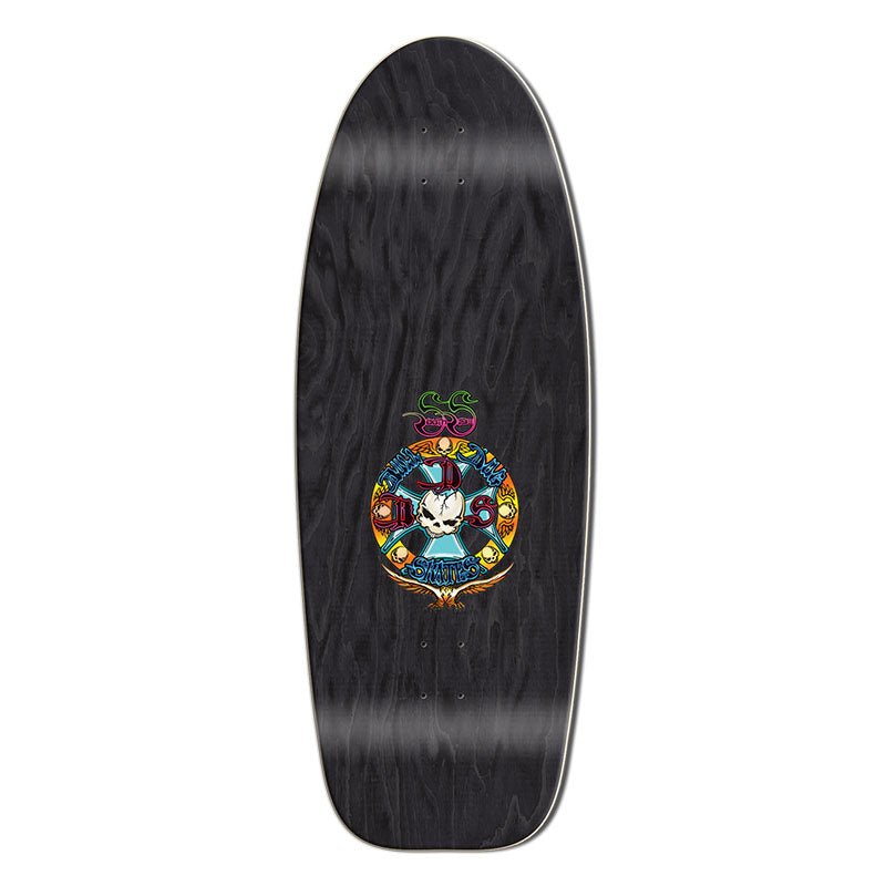 Bull Dog Designs Dragon BLACK STAIN 33"x 11.875"x WB 18.5" Skateboard Deck (PRE - ORDER) - 5150 Skate Shop