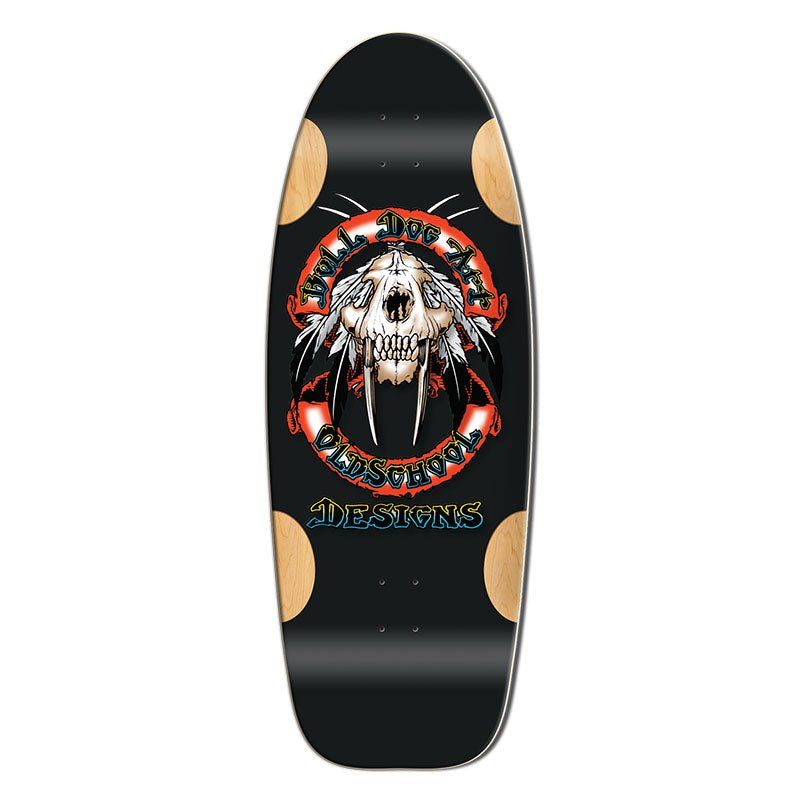 Bull Dog Designs Sabertooth BLACK FORMICA 33"x 11.875"x WB 18.5" Skateboard Deck 5150 Skate Shop