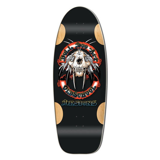 Bull Dog Designs Sabertooth BLACK FORMICA 33"x 11.875"x WB 18.5" Skateboard Deck 5150 Skate Shop