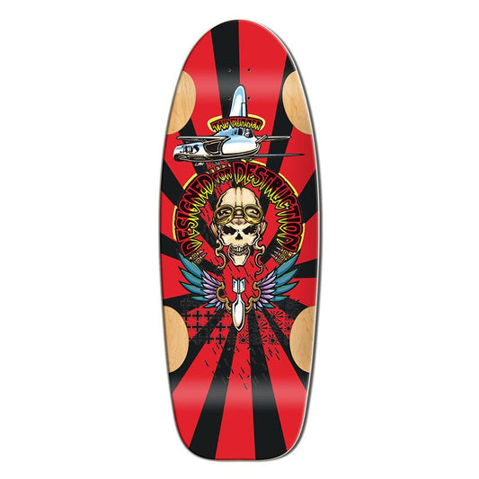 Bull Dog Designs Tail Gunner BLACK FORMICA 33"x 11.875"x WB 18.5" Skateboard Deck (PRE - ORDER) - 5150 Skate Shop