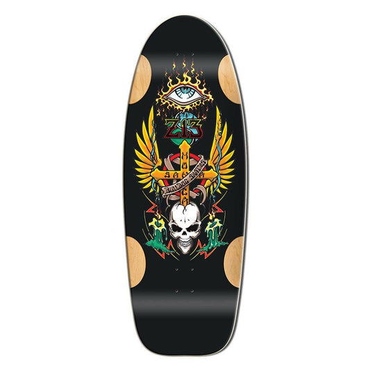 Bull Dog Designs Z-13 BLACK FORMICA 33"x 11.875"x WB 18.5" Skateboard Deck 5150 Skate Shop
