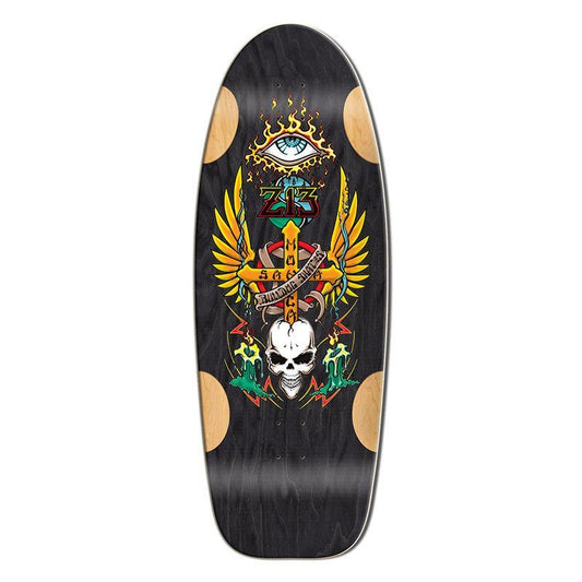 Bull Dog Designs Z-13 BLACK STAIN 33"x 11.875"x WB 18.5" Skateboard Deck 5150 Skate Shop