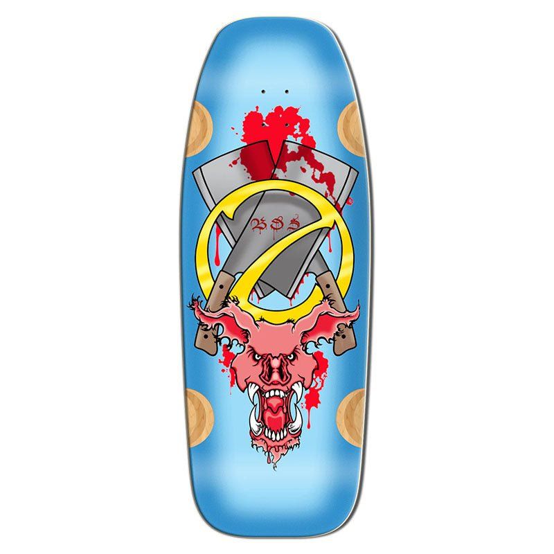 Bull Dog Skates 12" x 33" EVIL PIG BLUE Skateboard Deck 5150 Skate Shop