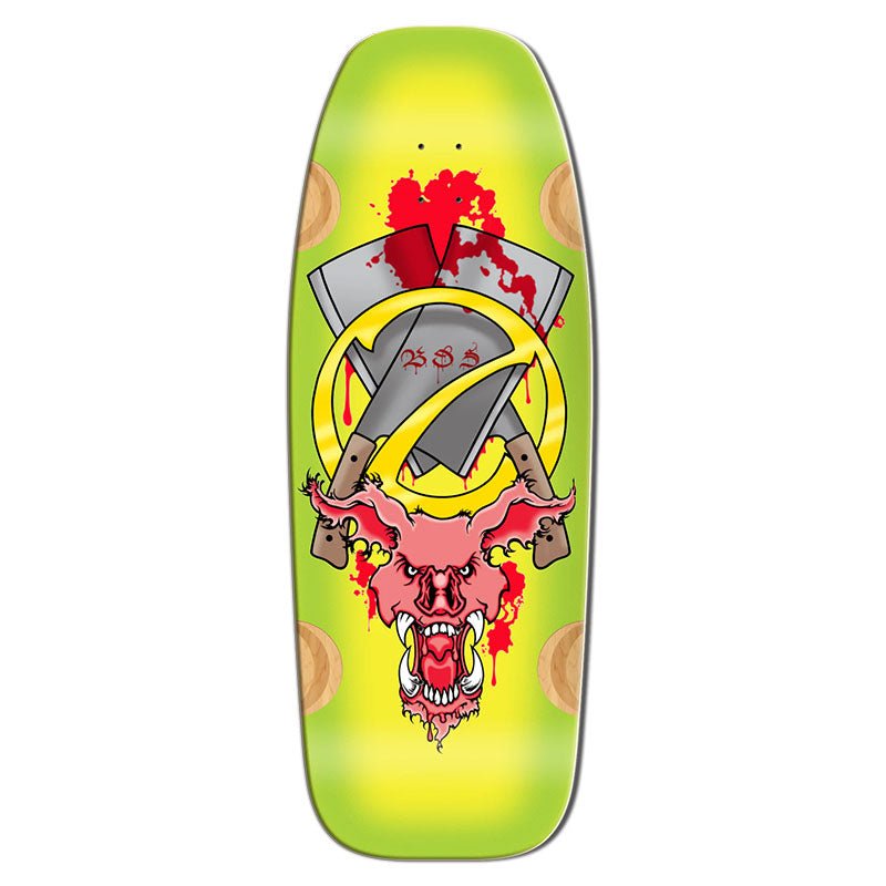 Bull Dog Skates 12" x 33" EVIL PIG GREEN Skateboard Deck (Pre - Order) - 5150 Skate Shop