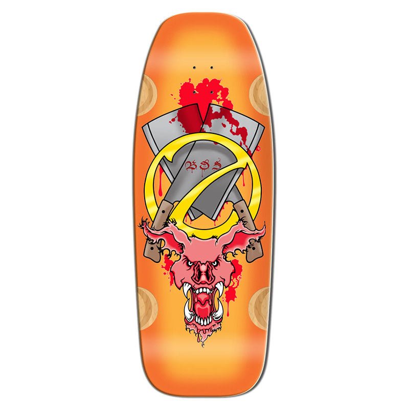 Bull Dog Skates 12" x 33" EVIL PIG ORANGE Skateboard Deck (Pre - Order) - 5150 Skate Shop