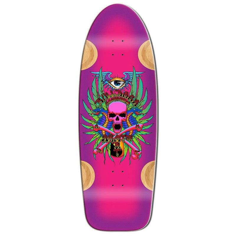 Bull Dog Skates 12" x 35" BEAMER 12 PINK Skateboard Deck (Pre - Order) - 5150 Skate Shop