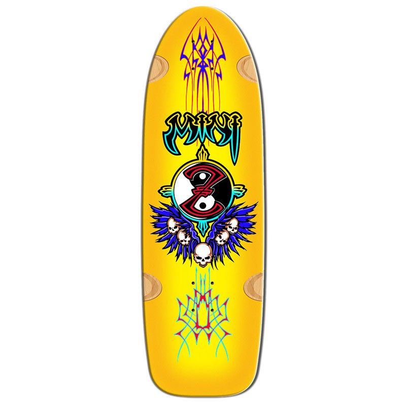 Bull Dog Skates 9.5" x 30.5" MINI Z YELLOW Skateboard Deck (Pre - Order) - 5150 Skate Shop