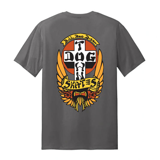 Dogtown Bull Dog OG 70s Charcoal T-Shirts