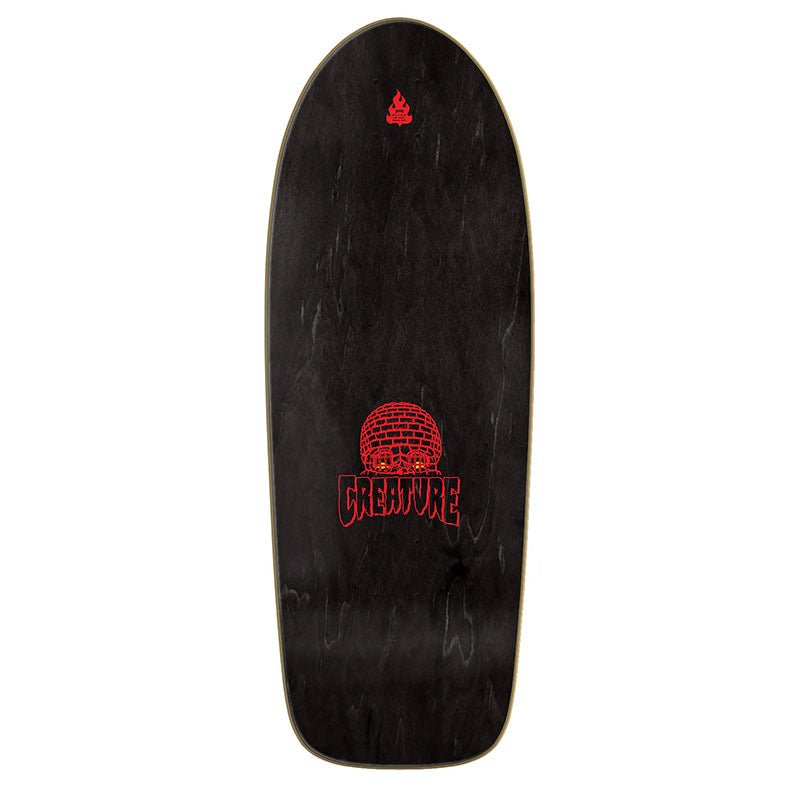 Creature 10.4" x 29.1" Doom Skull Shaped Skateboard Deck (On The Way)