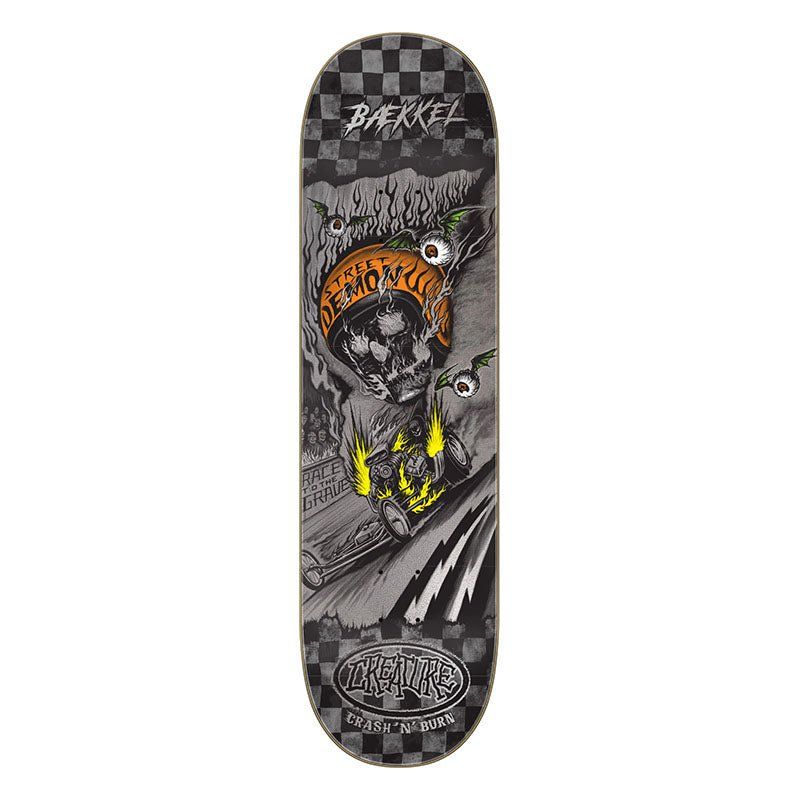 Creature 8.6" x 32.11"  Baekkel Crash And Burn Skateboard Deck 5150 Skate Shop