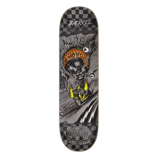 Creature 8.6" x 32.11"  Baekkel Crash And Burn Skateboard Deck 5150 Skate Shop