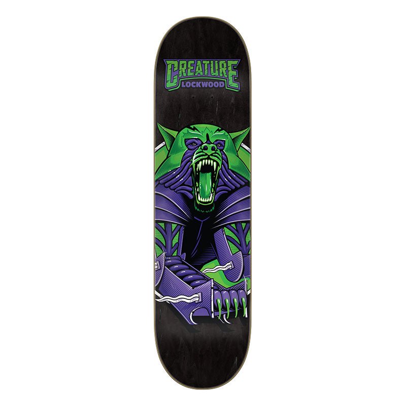 Creature 8.25" x 32.04" Lockwood Robo Wolf Pro Skateboard Deck