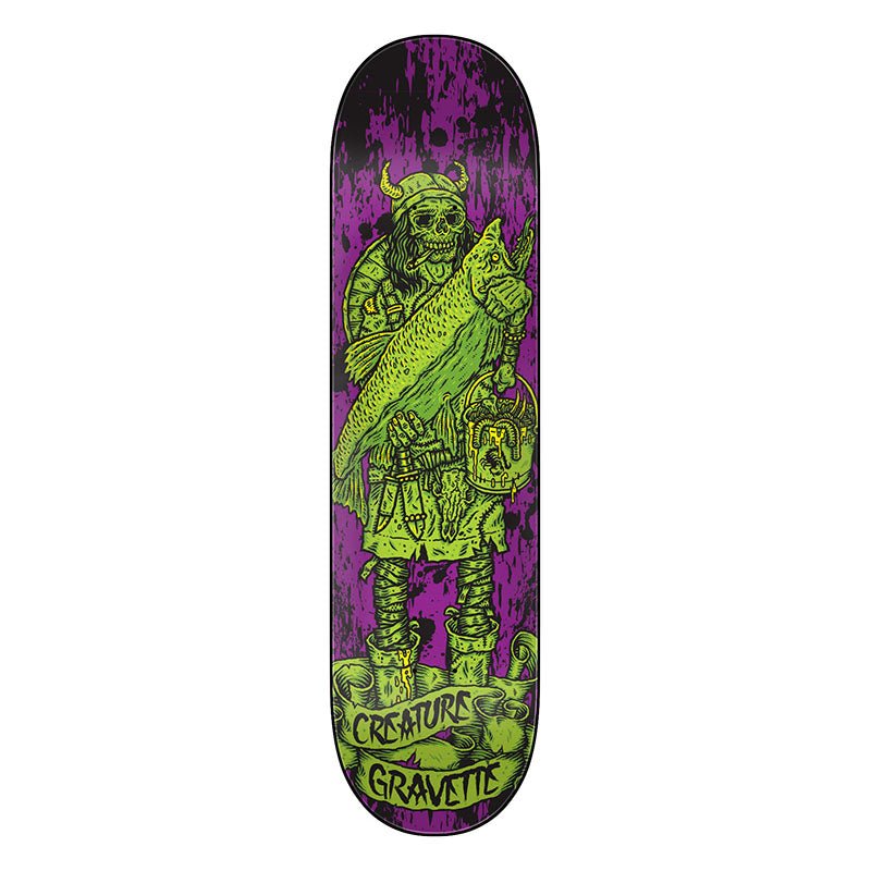 Creature 8.3" x 32.2" Gravette Vikings of Hesh Law XX Pro Skateboard Deck