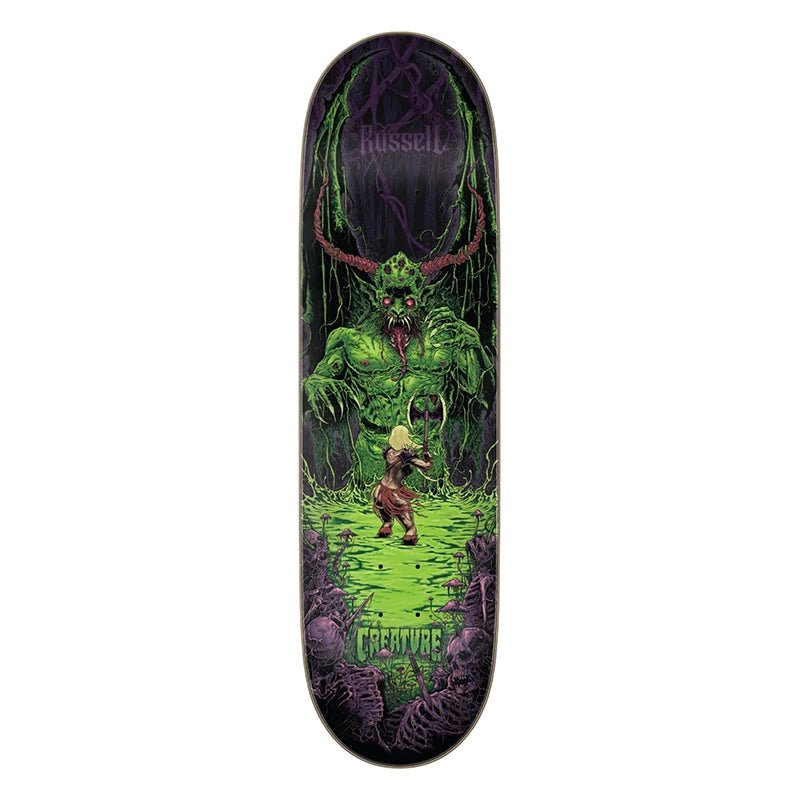 Creature 8.6" x 31.95" Russell Swamp Creature Skateboard Deck (On The Way)