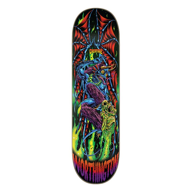 Creature 8.6" x 32.11" Worthington Skullburn VX Deck Skateboard Deck - 5150 Skate Shop