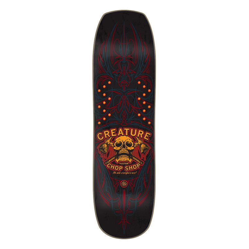 Creature 8.75" x 32.05" Chop Shop Pinstripe Skateboard Deck