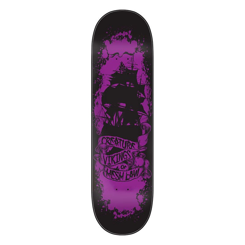 Creature 8.75" x 32.15" Russell Vikings of Hesh Law XX Pro Skateboard Deck
