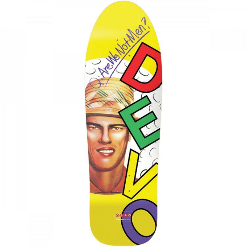 DEVO 9.75" x 31" ARE WE NOT MEN? Skateboard Deck 5150 Skate Shop