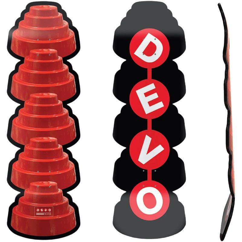 DEVO 9.75" x 31" ENERGY DOME Skateboard Deck 5150 Skate Shop
