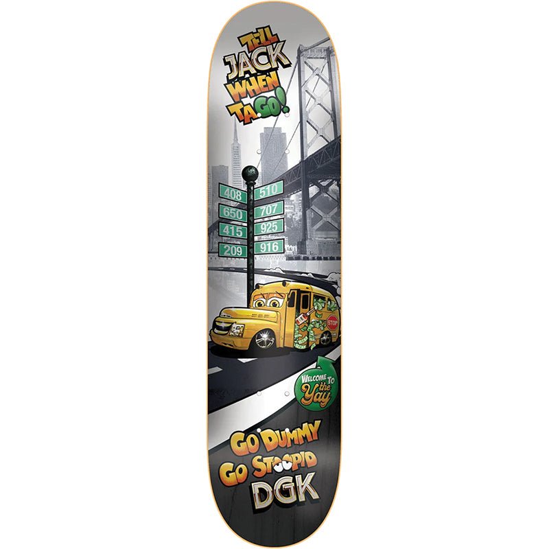 DGK 8.25" CURTIN THIZZ Skateboard Deck