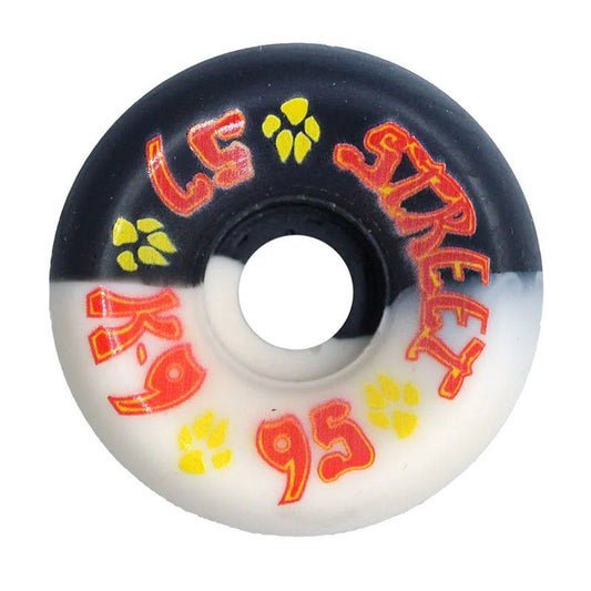 Dogtown 57mm 95a K-9 80s Street Black/White Skateboard Wheels 4pk 5150 Skate Shop