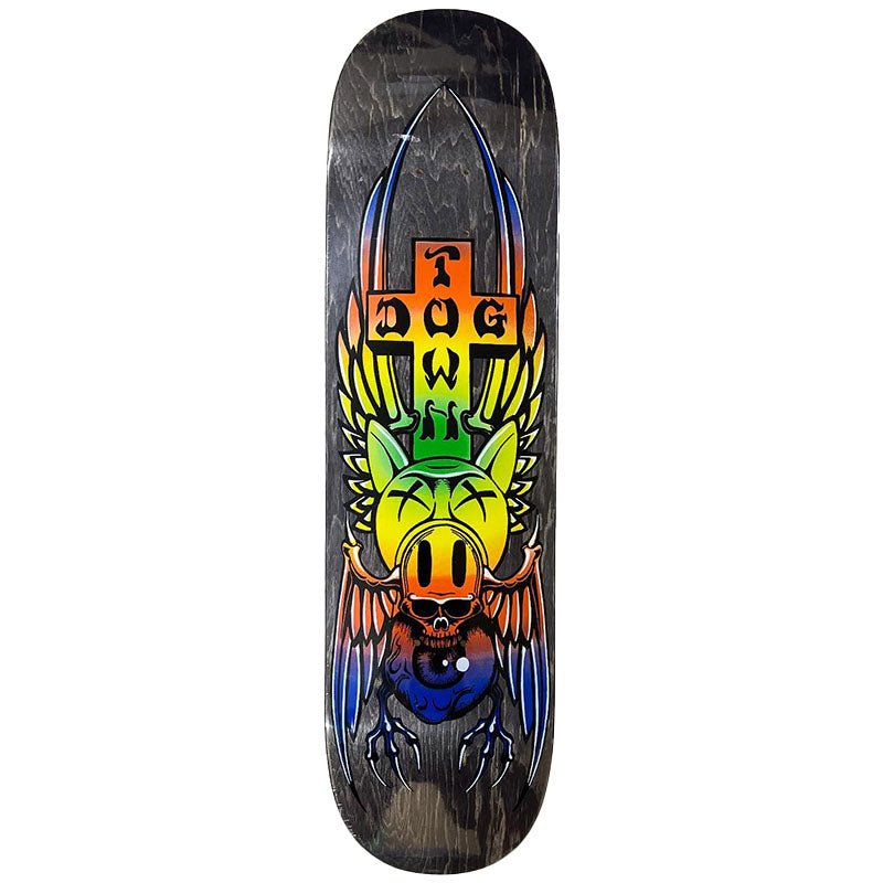 Dogtown 8.25" Pig Skull Street BLACK STAIN Skateboard Deck