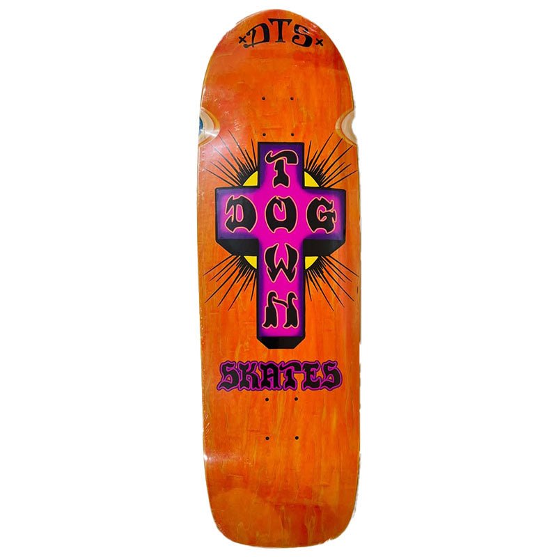 Dogtown 9.523" x 32.366" Orange Stain Bigger Boy Skateboard Deck - 5150 Skate Shop