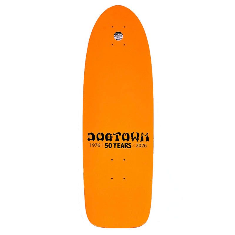 Dogtown Bob Biniak OG 70's Classic Deck 9.53" x 30.308" Natural Veneer W/Transparent Florescent Orange Fade 5150 Skate Shop