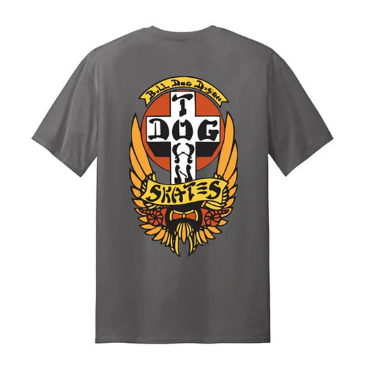 Dogtown Bull Dog OG 70s Charcoal T-Shirts 5150 Skate Shop
