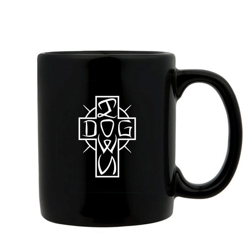 Dogtown Skateboard 11 oz Ese Cross Black Mug 5150 Skate Shop