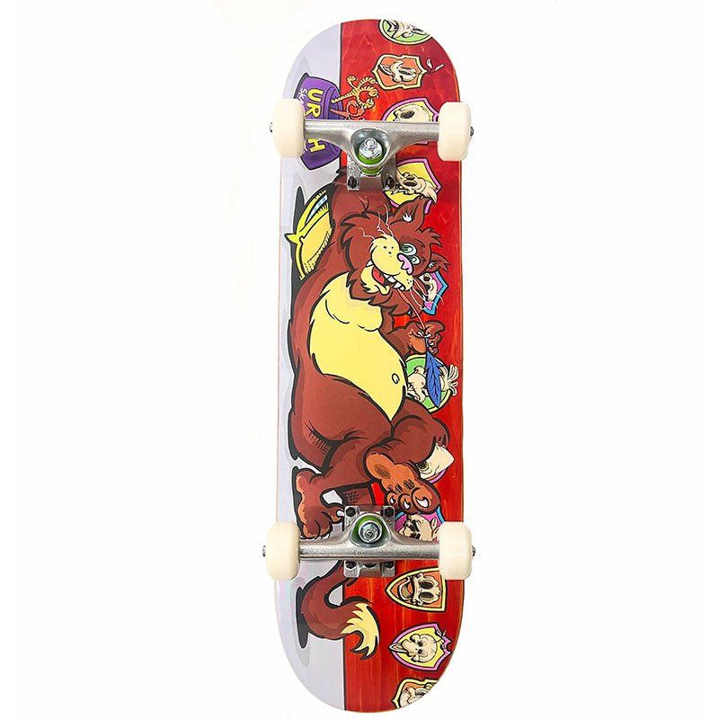 Dylans Special OG URGH 8.0" Fat Cat Red Stain Complete Skateboard 5150 Skate Shop