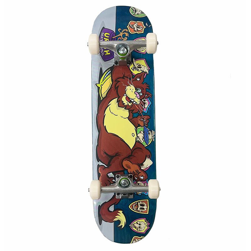 Dylans Special OG URGH 8.0" Fat Cat Blue Stain Complete Skateboard