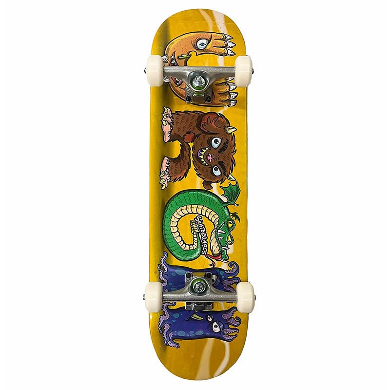 Dylans Special OG URGH 8.0" Monster Art Yellow Stain Complete Skateboard