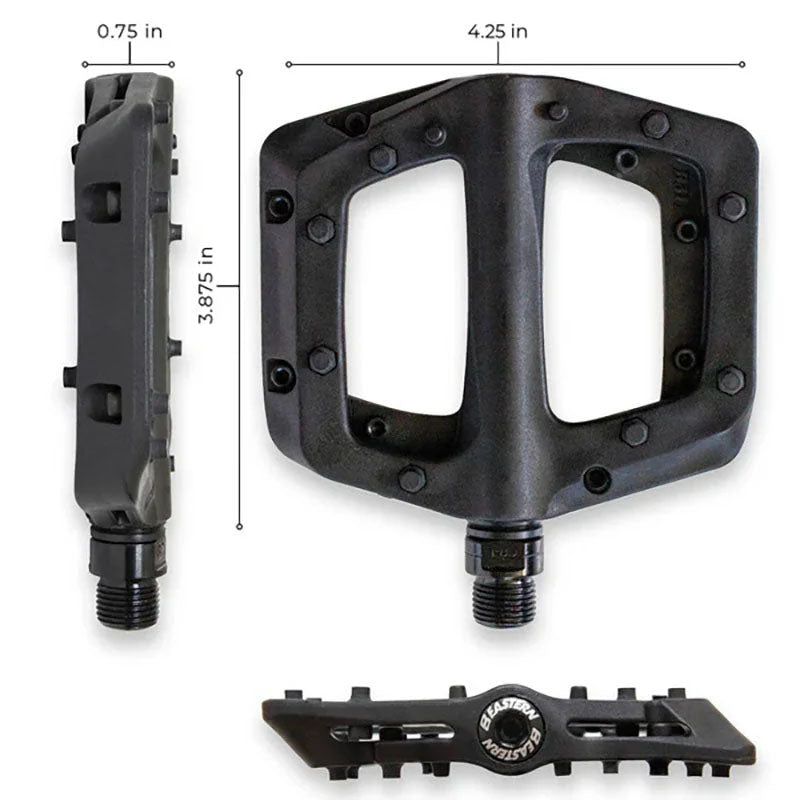 Eastern Bicycles RED Sealed Bearings 9/16" Axle Linx Pedals 5150 Skate Shop