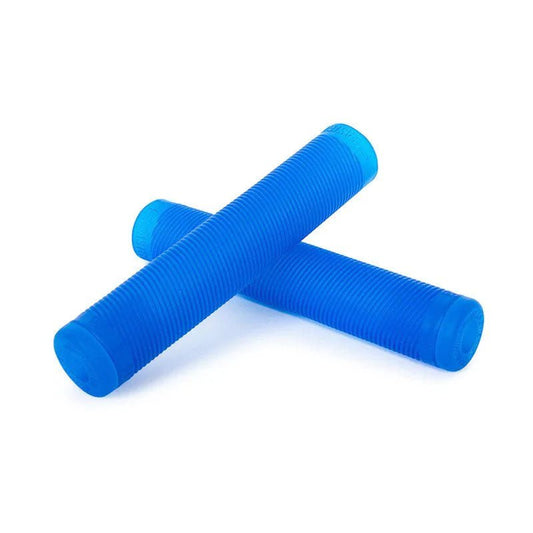 Eastern Bicycles Transparent Blue Riblet Grips