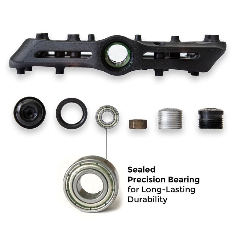 Eastern Bicycles YELLOW Sealed Bearings 9/16" Axle Linx Pedals