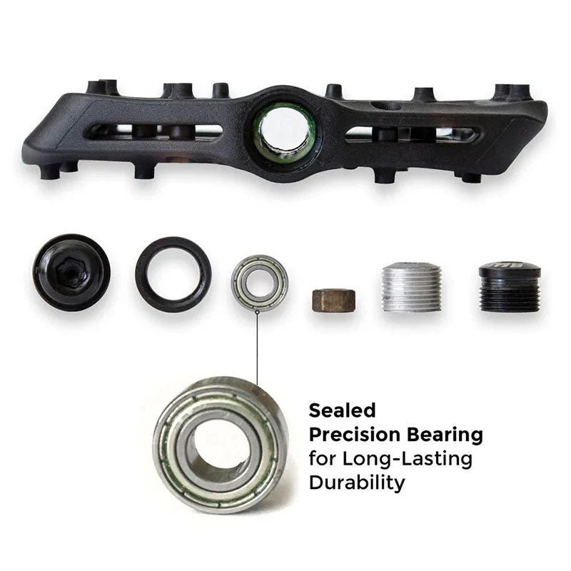 Eastern Bicycles RED Sealed Bearings 9/16" Axle Linx Pedals