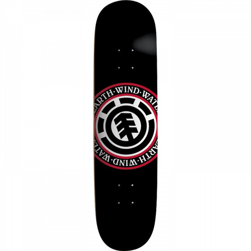 Element 8.25" x 31.933" SEAL Black Skateboard Deck