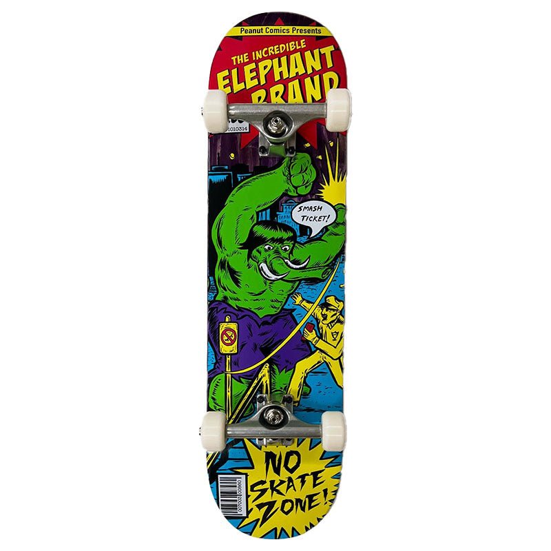Elephant 8" x 32" Brand Smash Ticket RED Complete Skateboard