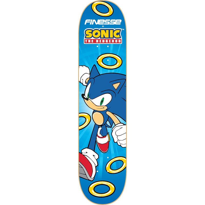 Finesse 8.0" x 31.75" SEGA SONIC RUN Skateboard Deck 5150 Skate Shop