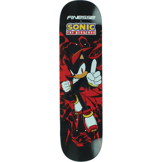Finesse 8.25" SEGA SONIC DARK SHADOW Skateboard Deck 5150 Skate Shop